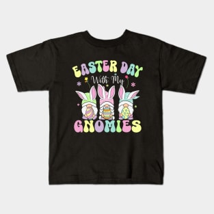 Happy Easter With My Gnomies Kids T-Shirt